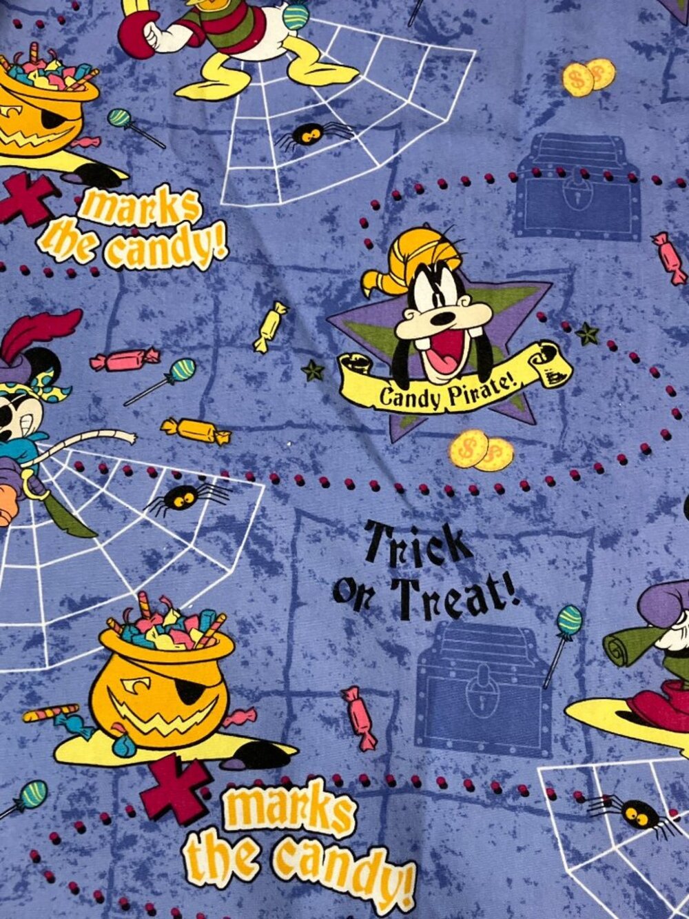 Disney Medical Nurse Scrub Top Halloween Size S